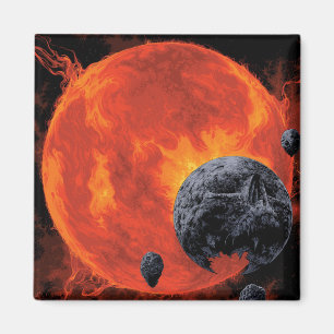 Galaktisches Friedhofposter, Macs 2129-1. Magnet