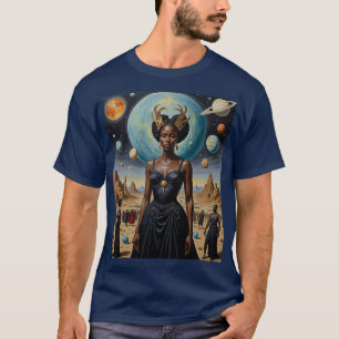 Galaktisches Goddess-Wüstenplanet-Shirt T-Shirt