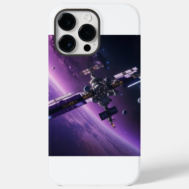 Galaktisches Herzstück: Dynamische Fusion der Kraf Case-Mate iPhone Hülle (Rückseite)