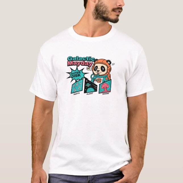 Galaktisches Mayday T-Shirt (Vorderseite)