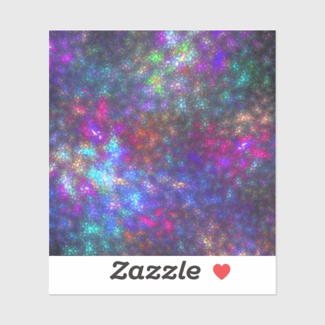 Galaktisches Mosaik Aufkleber (Blatt)