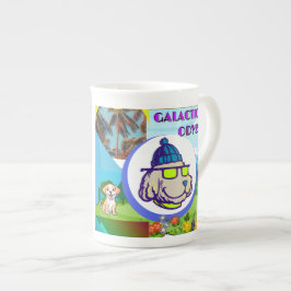 Galaktisches Odyssey-Design Prozellantasse