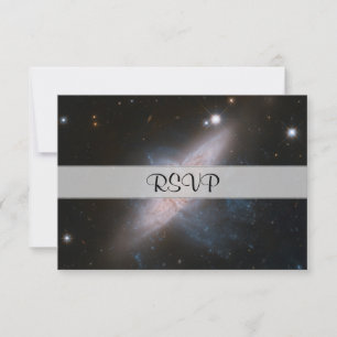 Galaktisches Overlay RSVP Karte