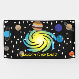 Galaktisches Party Banner