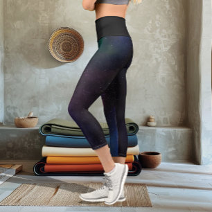 Galaktisches Schleiernebel-Sternenfeld Kosmisch Capri Leggings