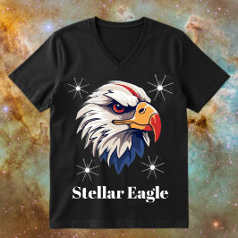 Galaktisches Wildtier-Nebel-Adler T-Shirt