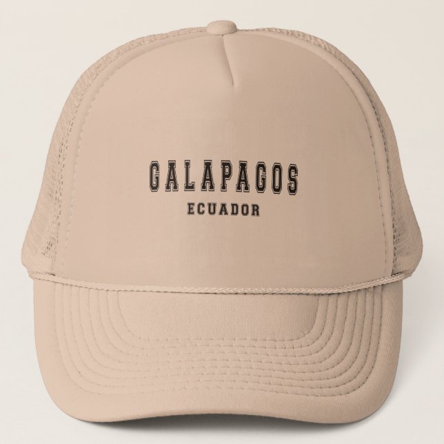 Galapagos Ecuador Truckerkappe (Vorderseite)