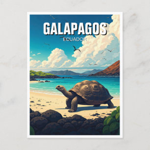 Galapagos Giant Tortoise Postkarte