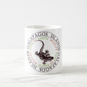 Galapagos-Insel-Eidechsen-Tasse Kaffeetasse