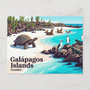 Galapagos-Inseln Ecuador Postkarte