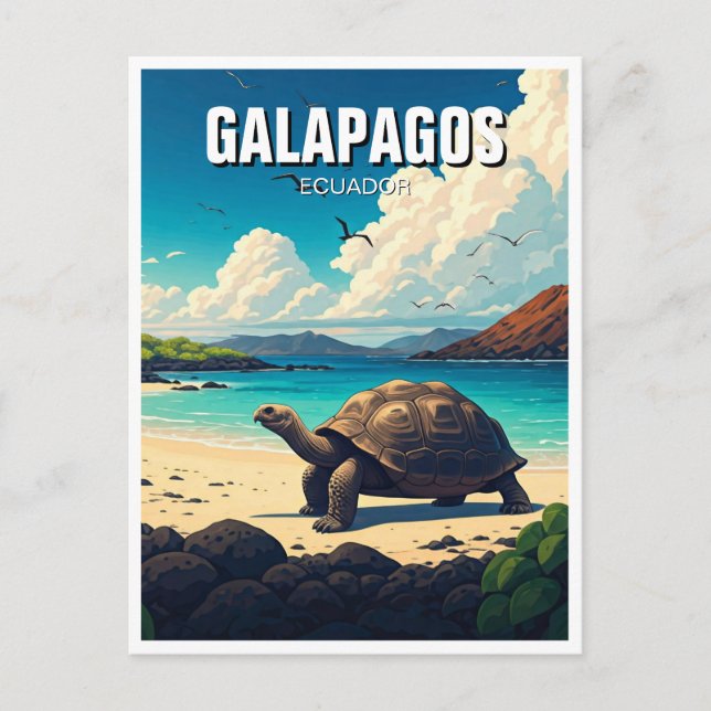 Galápagos-Inseln Ecuador Postkarte (Vorderseite)
