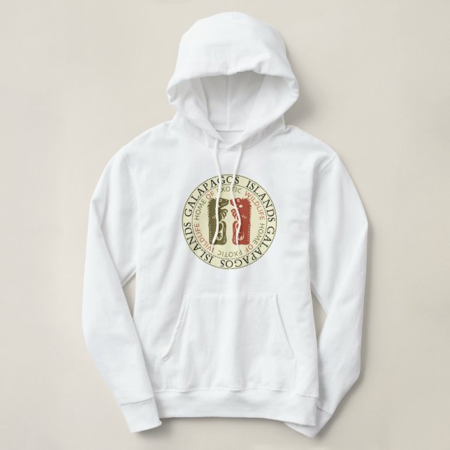 Galapagos-Inseln Iguanas Hoodie (Design vorne)