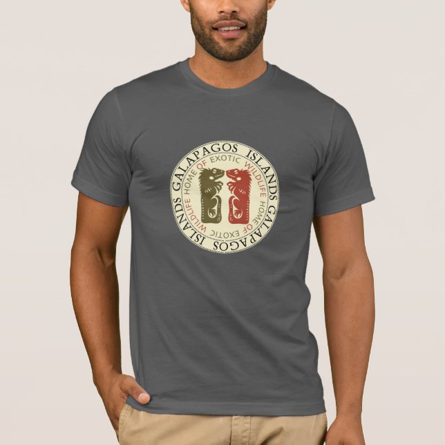Galapagos-Inseln Iguanas T-Shirt (Vorderseite)