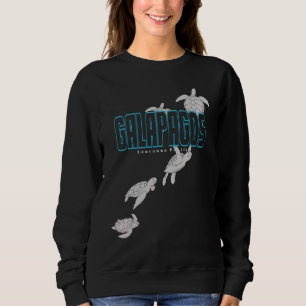 Galapagos Inseln Meeresschildkröten Tauchen mit Tu Sweatshirt