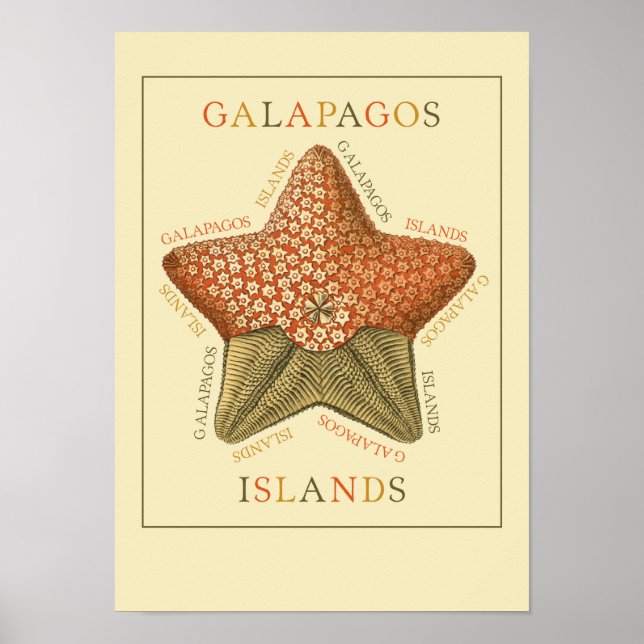 Galapagos-Inseln Poster (Vorne)