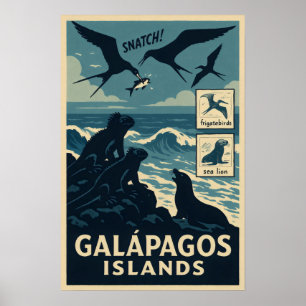 Galápagos-Inseln Poster