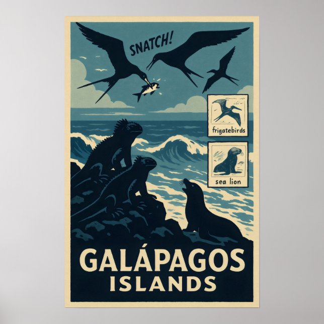 Galápagos-Inseln Poster (Vorne)
