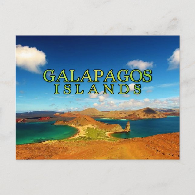 Galapagos-Inseln Postkarte (Vorderseite)