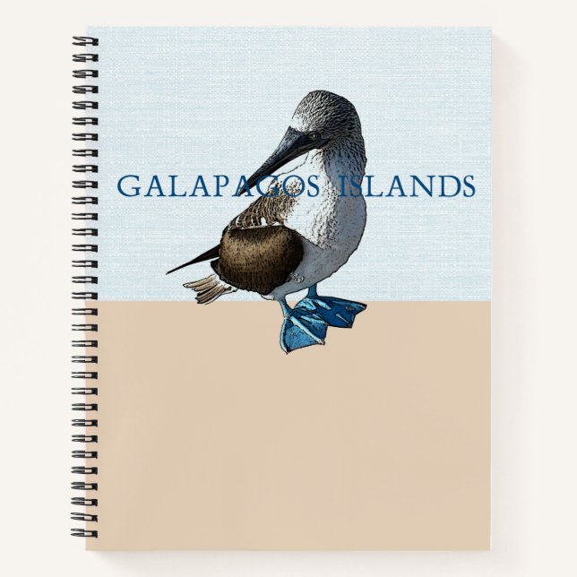 Galapagos Inseln Reisen Notizbuch (Vorderseite)