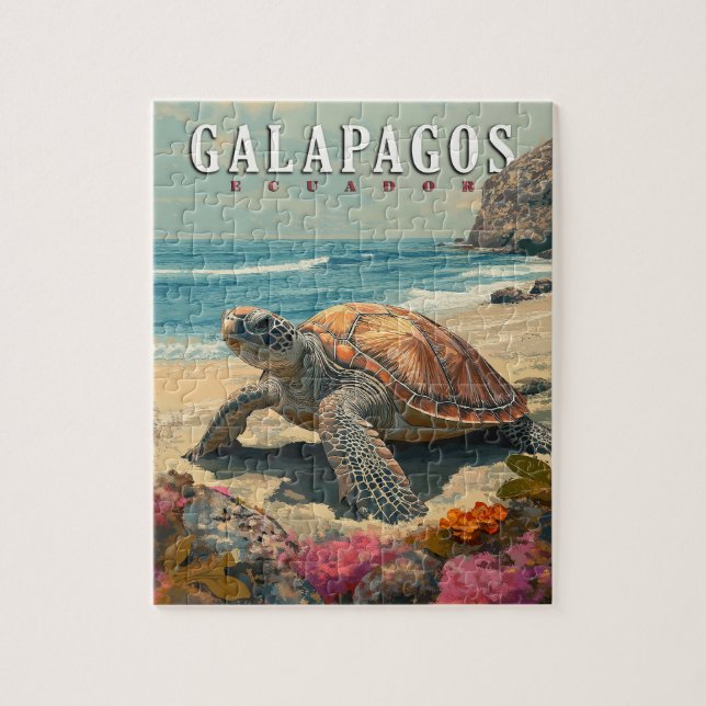 Galapagos Inseln Riesengebirge Puzzle (Vertikal)