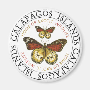 Galapagos-Inseln Schmetterlinge Magnet