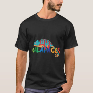 Galapagos Inseln Summer Colorful Chameleon Exotic T-Shirt