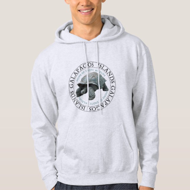 Galapagos Inseln Tortoise Hoodie (Vorderseite)