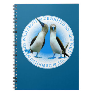 Galapagos Islands Blue Footed Boobies Notebook Notizblock