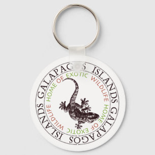 Galapagos Islands Gecko Souvrenir Keychain Schlüsselanhänger