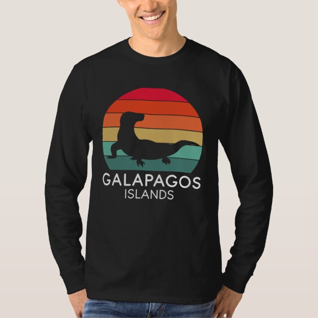 Galapagos Islands National Park Lizard Ecuador Oce T-Shirt (Vorderseite)