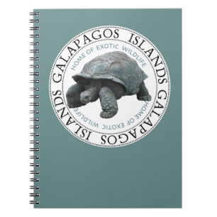Galapagos Islands Tortoise Notebook Journal Notizblock
