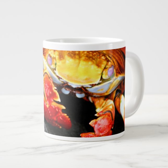 Galapagos-Krabbe Jumbo-Tasse (Vorderseite Rechts)