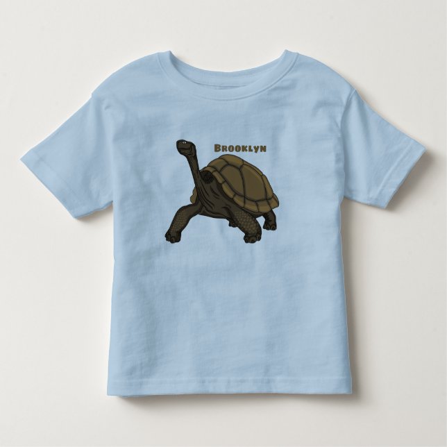 Galapagos-Landschildkröte Kleinkind T-shirt (Vorderseite)