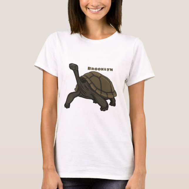 Galapagos-Landschildkröte T-Shirt (Vorderseite)