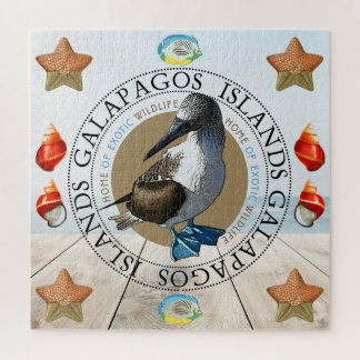 Galapagos-Seehundbootschellen und Seeteufel Puzzle