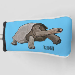 Galapagos-Tortoise-Cartoon Golf Headcover
