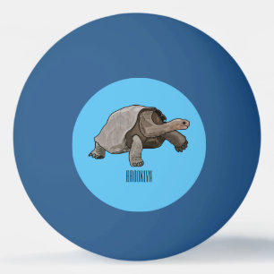 Galapagos-Tortoise-Cartoon Tischtennisball