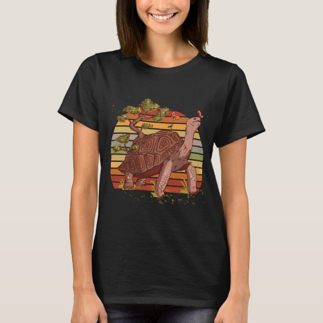 Galapagos tortoise. T-Shirt (Vorderseite)