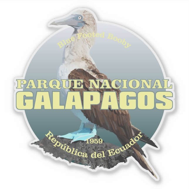 Galapagos WT Aufkleber (Vorderseite)
