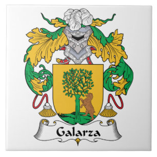 Galarza Familienwappen Fliese