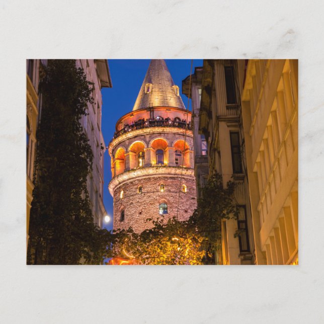Galata Tower Postkarte (Vorderseite)