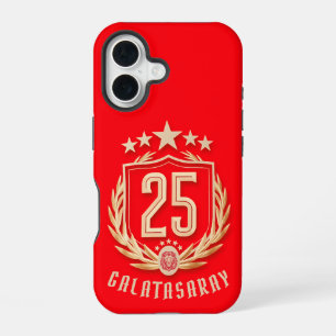 Galatasaray 2025 Meisterschafts-Plakat iPhone 16 Hülle