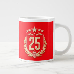 Galatasaray 2025 Meisterschafts-Plakat Jumbo-Tasse