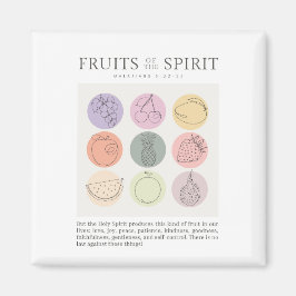 Galaten 5:22-23 Frucht des Geistes Magnet