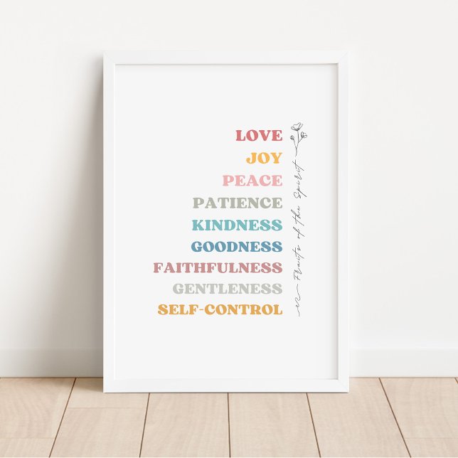 Galaten 5:22-23 Frucht des Geistes Poster (Von Creator hochgeladen)