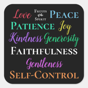 Galaten 5:22-23 Stickers