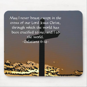 Galaten 6:14 mousepad
