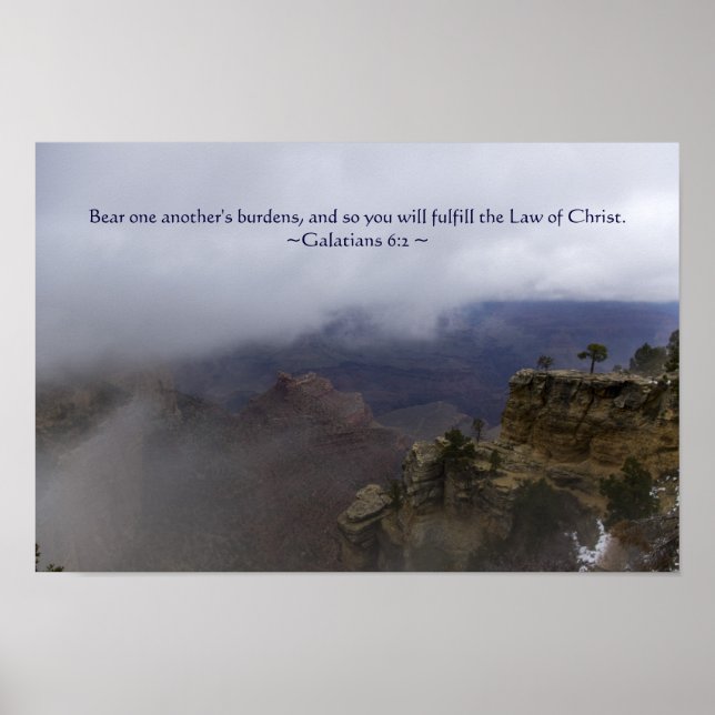 Galaten 6:2 Poster (Vorne)