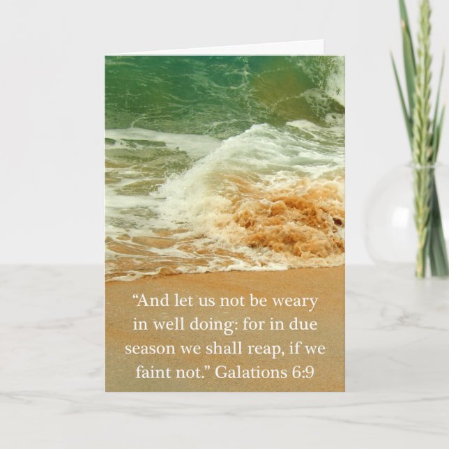 Galaten 6:9 Danke für alles, was Sie tun (Vorderseite)