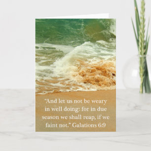 Galaten 6:9 Danke für alles, was Sie tun